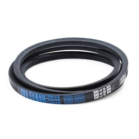 D&D B80/5L830 Classical V-Belt, 83 in Outside Length, 21/32 in Top Width, 1 Ribs B80/5L830